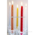 wholesale scented tapered spiral warm candle of decoration candle